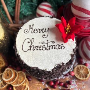 Christmas Fresh Cream Black Forest Gateaux