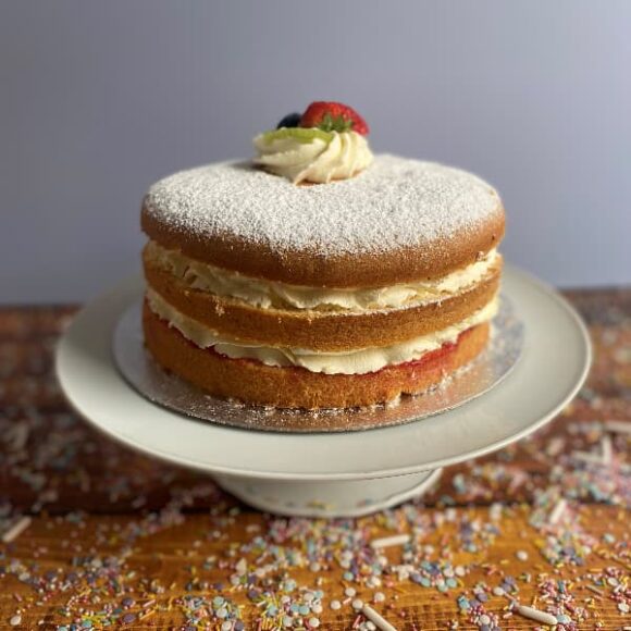 Classic Victoria sponge - light and delicious