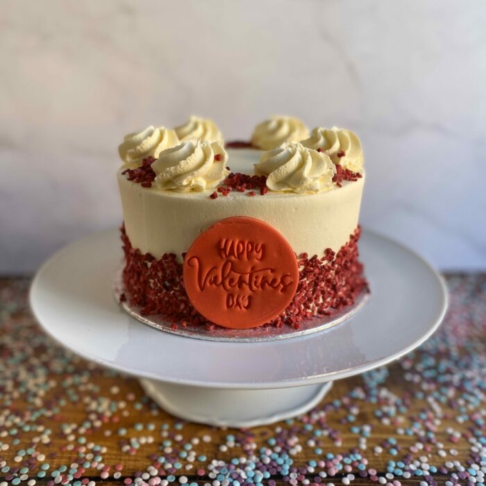 Valentines Day Buttercream and Raspberry Cake