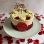 Valentines Cake with Bespoke Topper