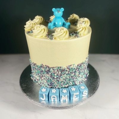 Buttercream Baby Blocks Blue