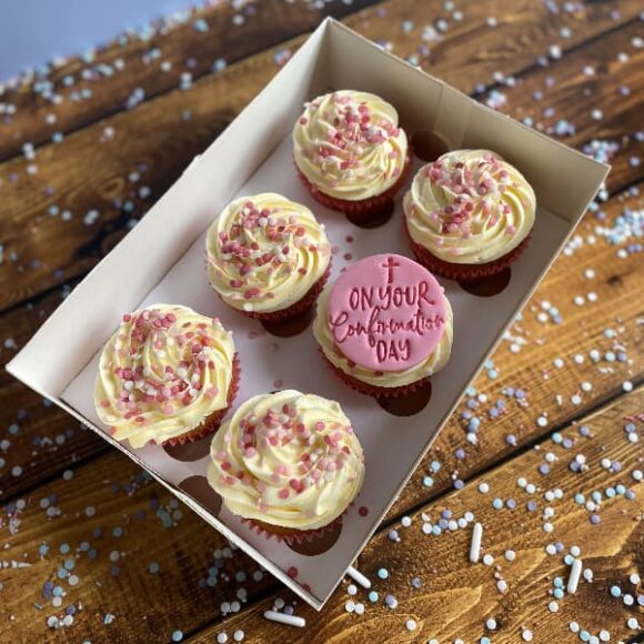 Confirmation cupcakes