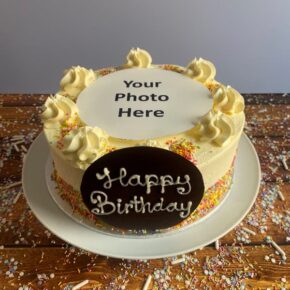 Ad your Own photo Birthday Cake