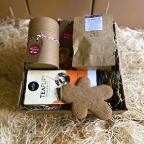 Chocolate biscuit and Wall and Keogh Tea Hamper