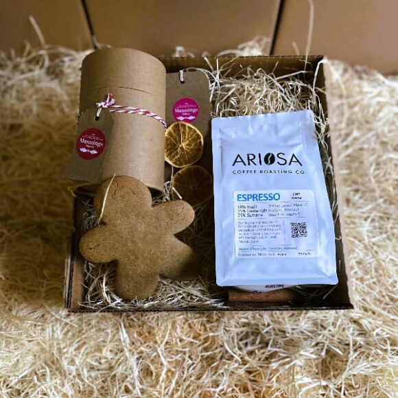 Chocolate Biscuit Cake and Coffee Hamper