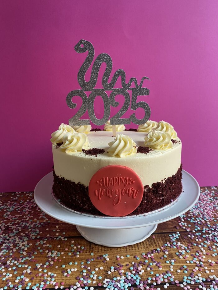 Year of The Snake Red Velvet Cake