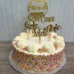 Class Party Cake with Custom Topper