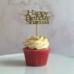 Custom Happy Birthday Cupcake Topper - Ad Name +€4.00