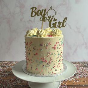 Gender Reveal Cake