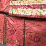 Wrapped Pink and White Layer Cakes available for collection and delivery in Dublin