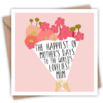 Yes, Ad ' The Happiest Of Mother's Day' Lainey K Card +&euro;3.50